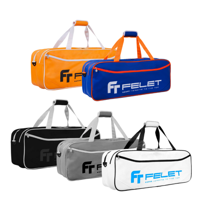 FELET TRENZY PRO Badminton Double Zip Tournament Bag With Thermal